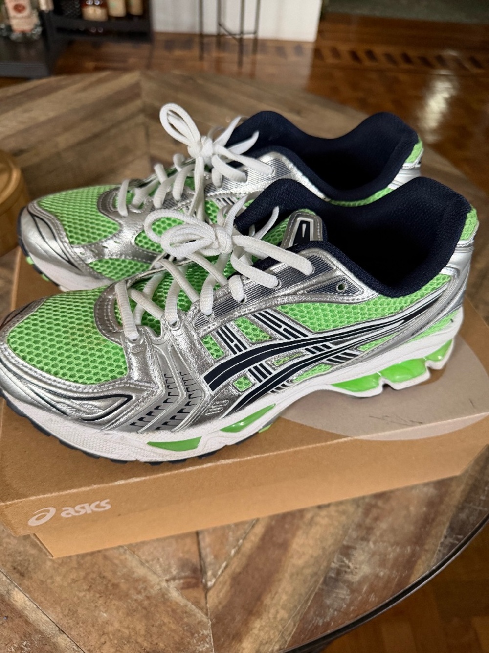 ASICS GEL-1130 Lime Green/Silver Running Shoes Women’s Size 10